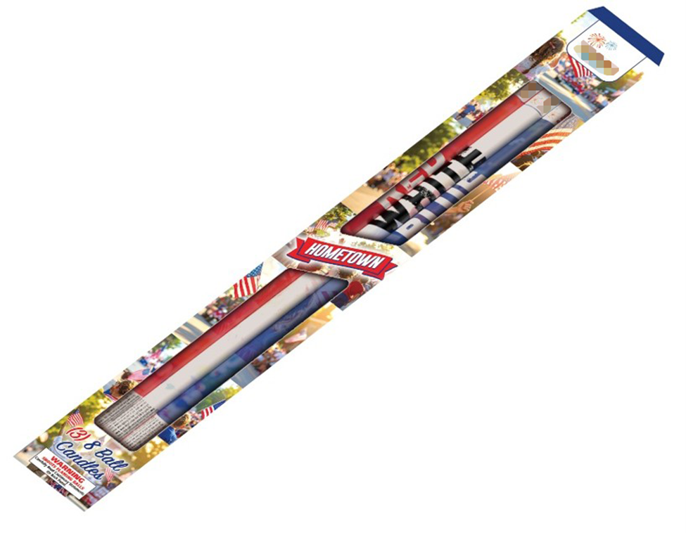 Recalled Roman Candles 8 Shot 3-Pack Firework Devices