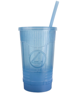 Recalled Invisible Woman Cup with LED Lights in blue